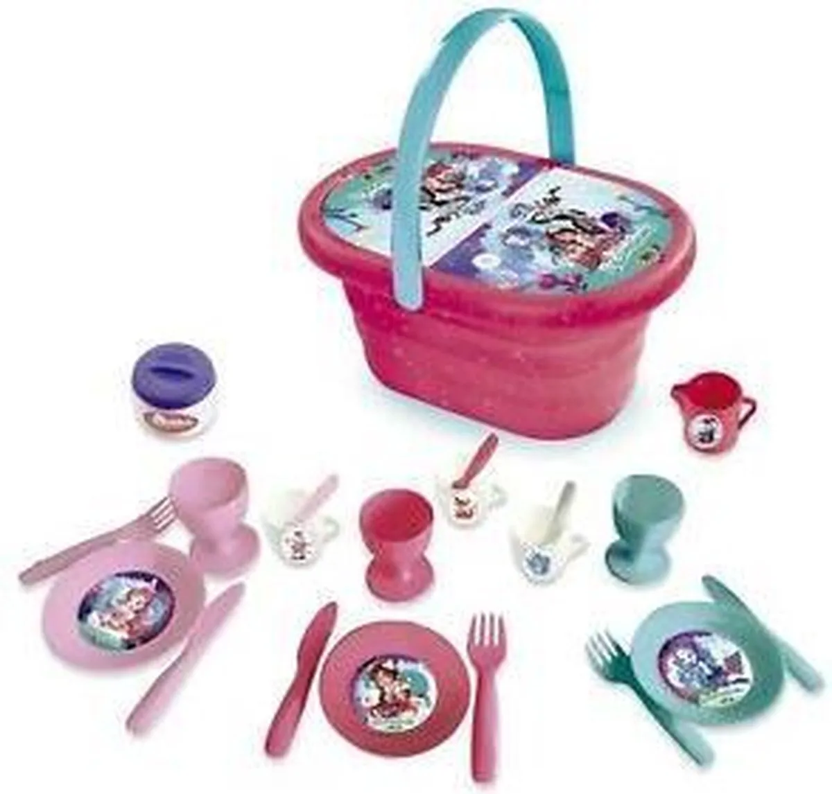 Smoby Enchantimals Picknickset - Roos - 21-delig