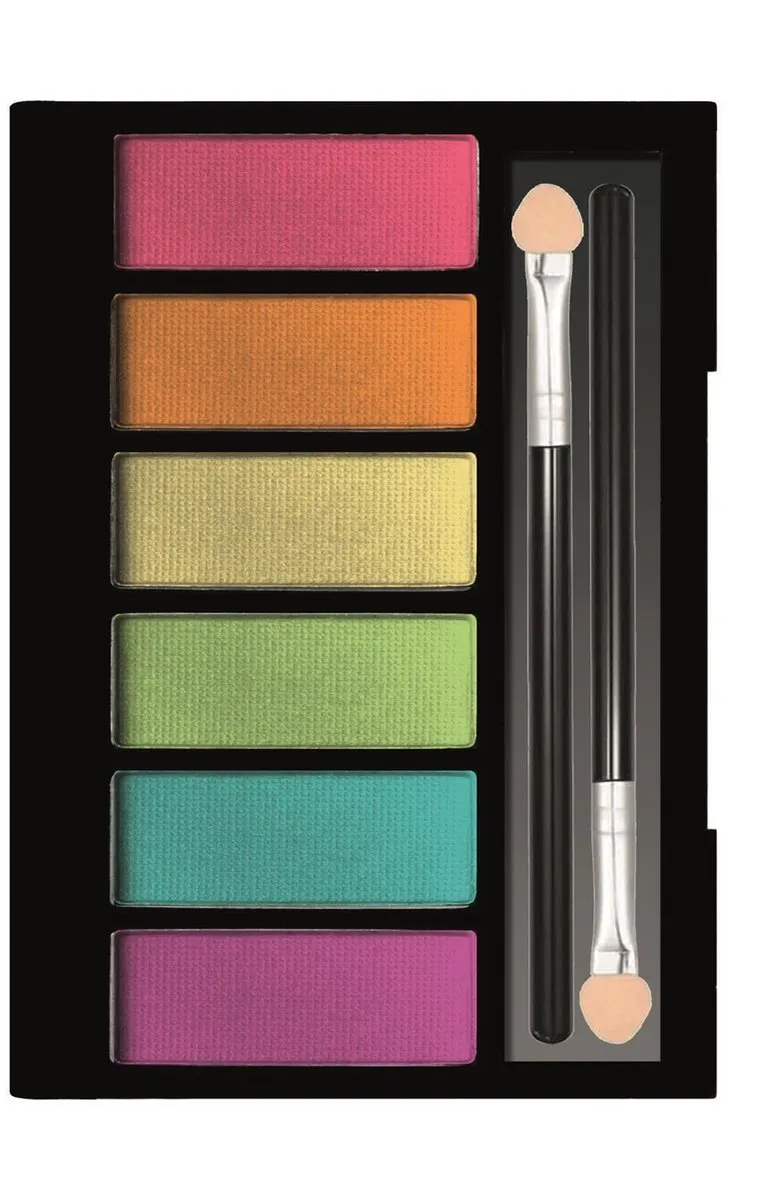 Clementoni Cazy Chic Oogschaduw - 6 Kleuren Tropical