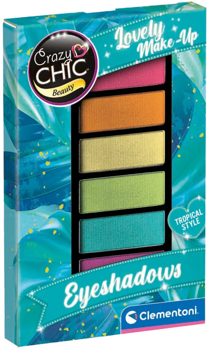 Clementoni Cazy Chic Oogschaduw - 6 Kleuren Tropical