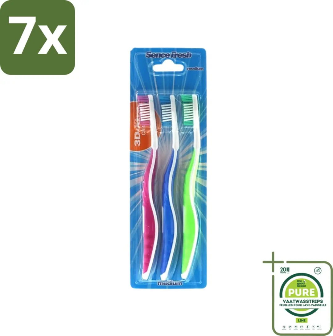 Sence Fresh 3D-Extra Clean Tandenborstels