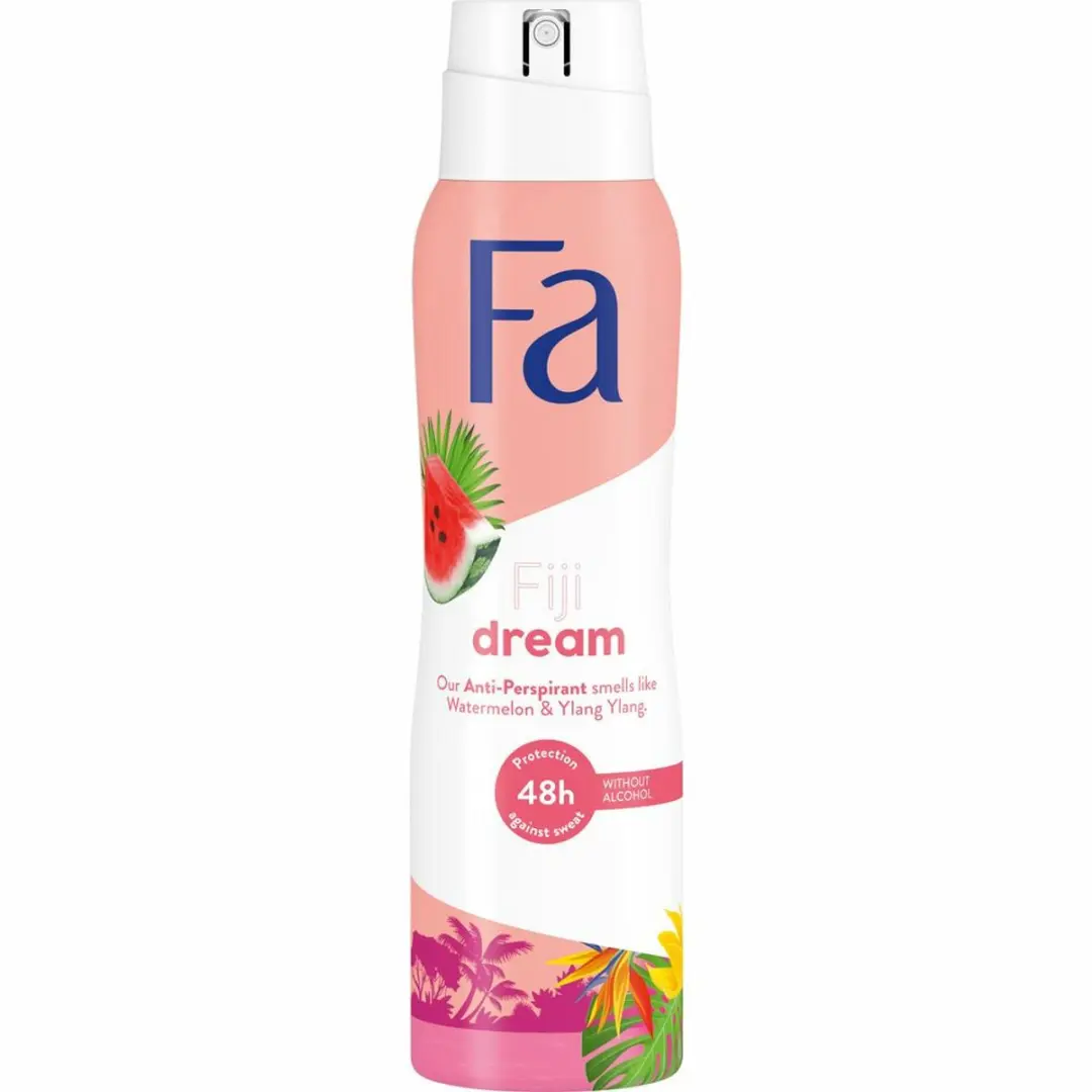 Fa Deodorant Spray Fiji Dream 150ml - 24 Stuks - Watermeloen/Ylang Ylang