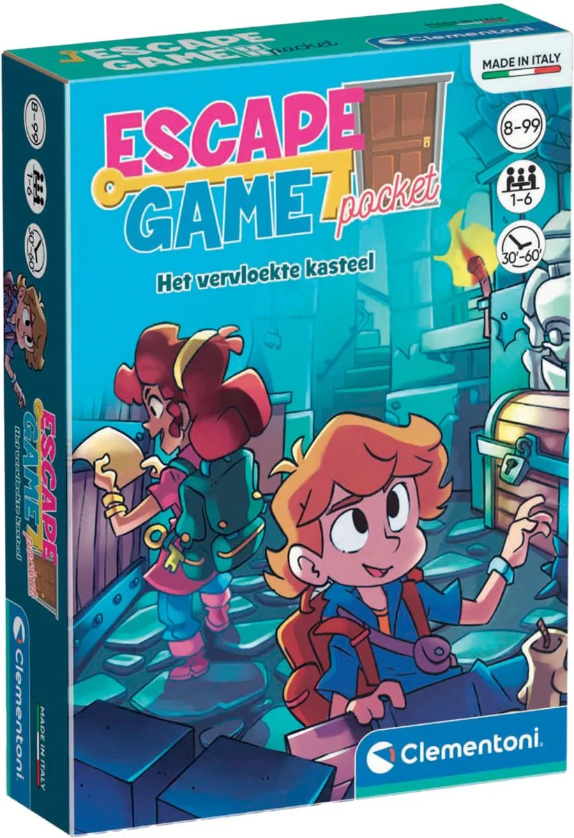Clementoni Escape Game Het Vervloekte Kasteel Bordspel