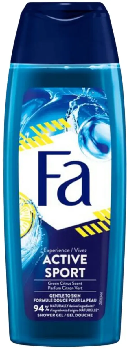 Fa Men Active Sport Douchegel & Deo Spray - 24 Stuks (250ml) - 48u Bescherming