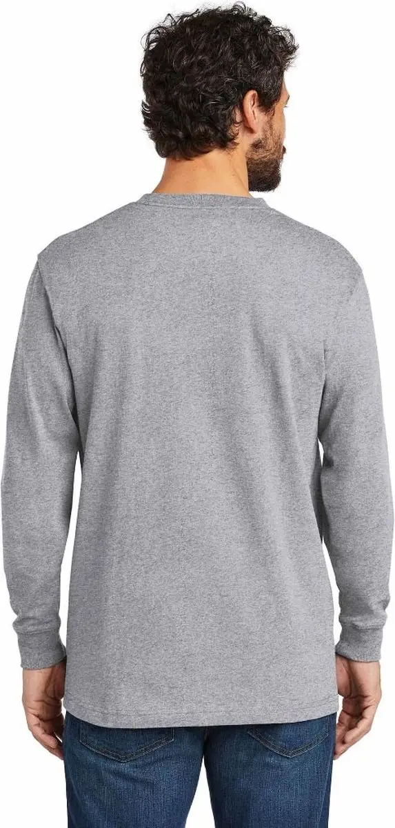 Carhartt K126 Heavyweight T-Shirt Heren - L - Heather Grey