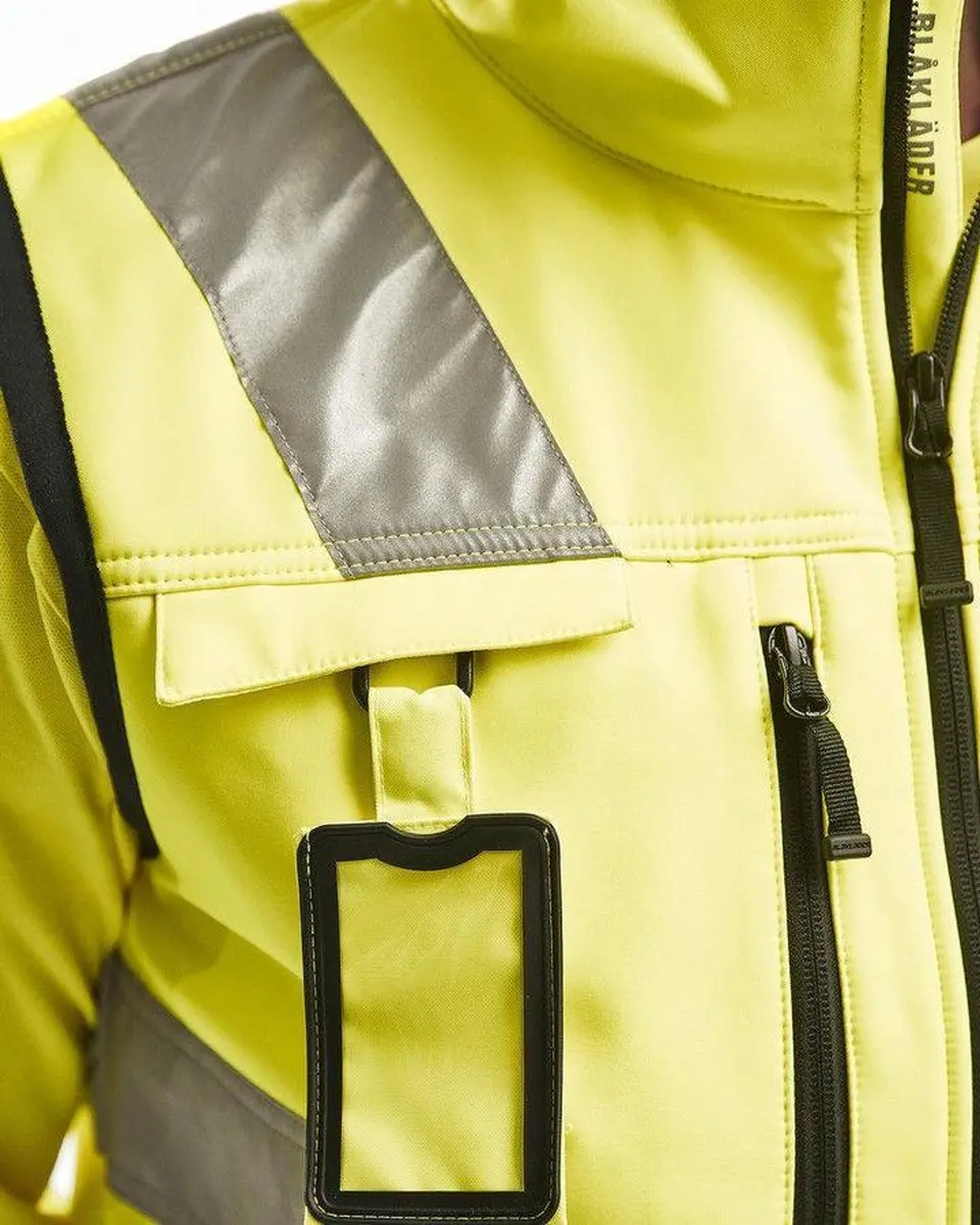 Blåkläder Softshell Vest High Vis 3049-2517 - L - High Vis Geel - afbeelding 6 van 6
