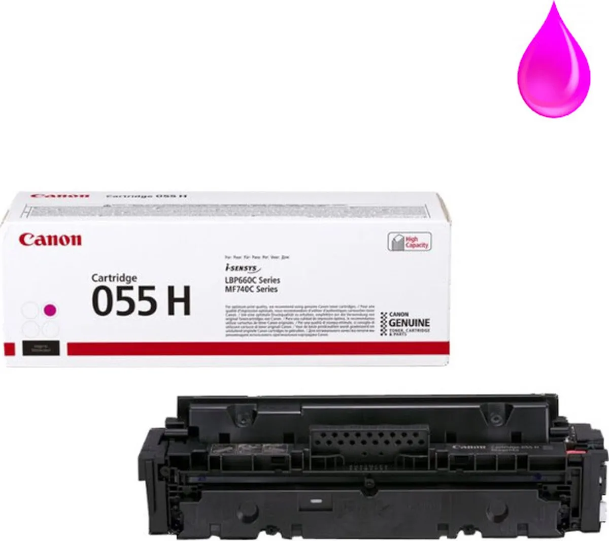 Canon 055H Toner Magenta - 25.300 pagina's