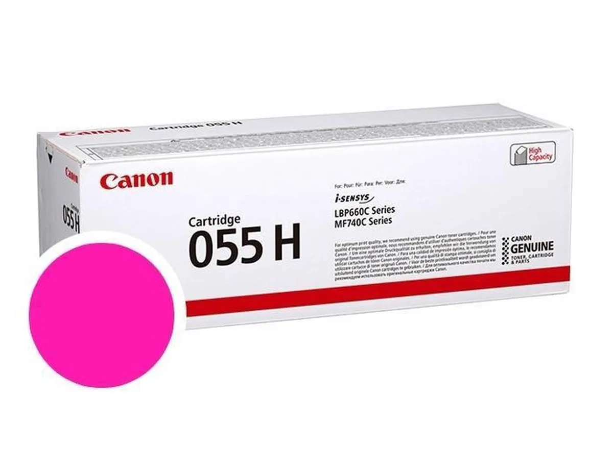 Canon 055H Toner Magenta - 25.300 pagina's
