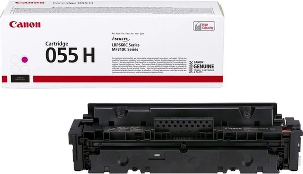Canon 055H Toner Magenta - 25.300 pagina's