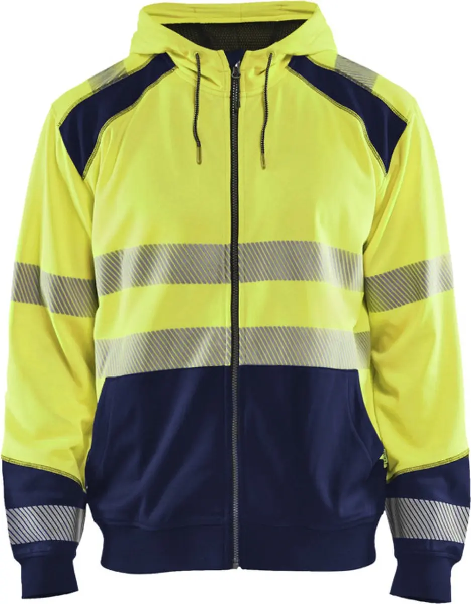 Blåkläder Hooded Sweatshirt High Vis 3546-2528