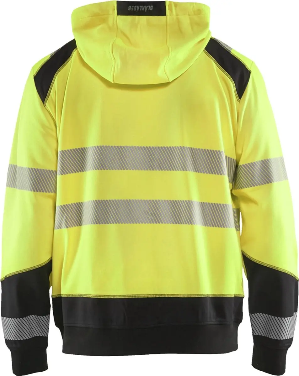 Blåkläder Hooded Sweatshirt High Vis 3546-2528 - L - Geel/Zwart