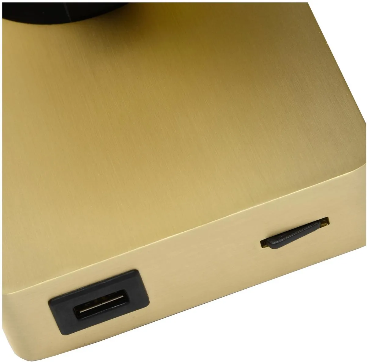 Lucide Nigel Bedlamp Wandlamp - LED Dim to Warm 2200K/3000K - Mat Goud