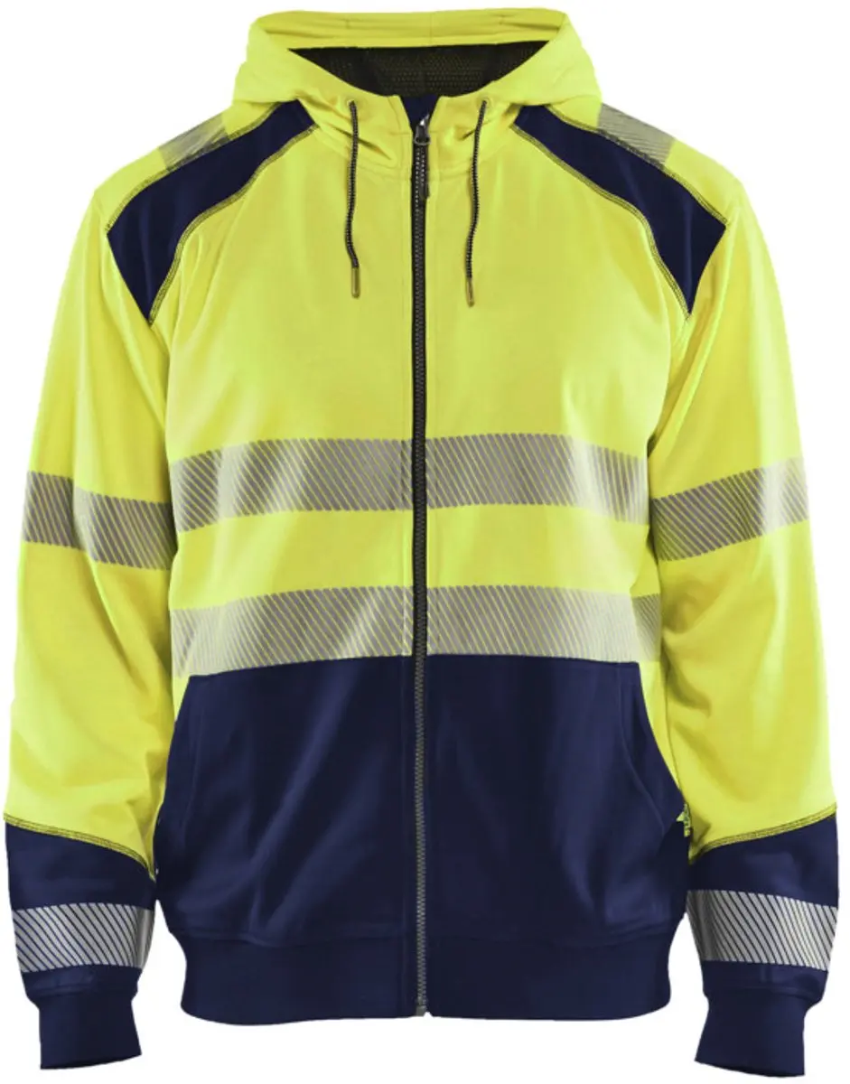 Blåkläder Hooded Sweatshirt High Vis 3546-2528
