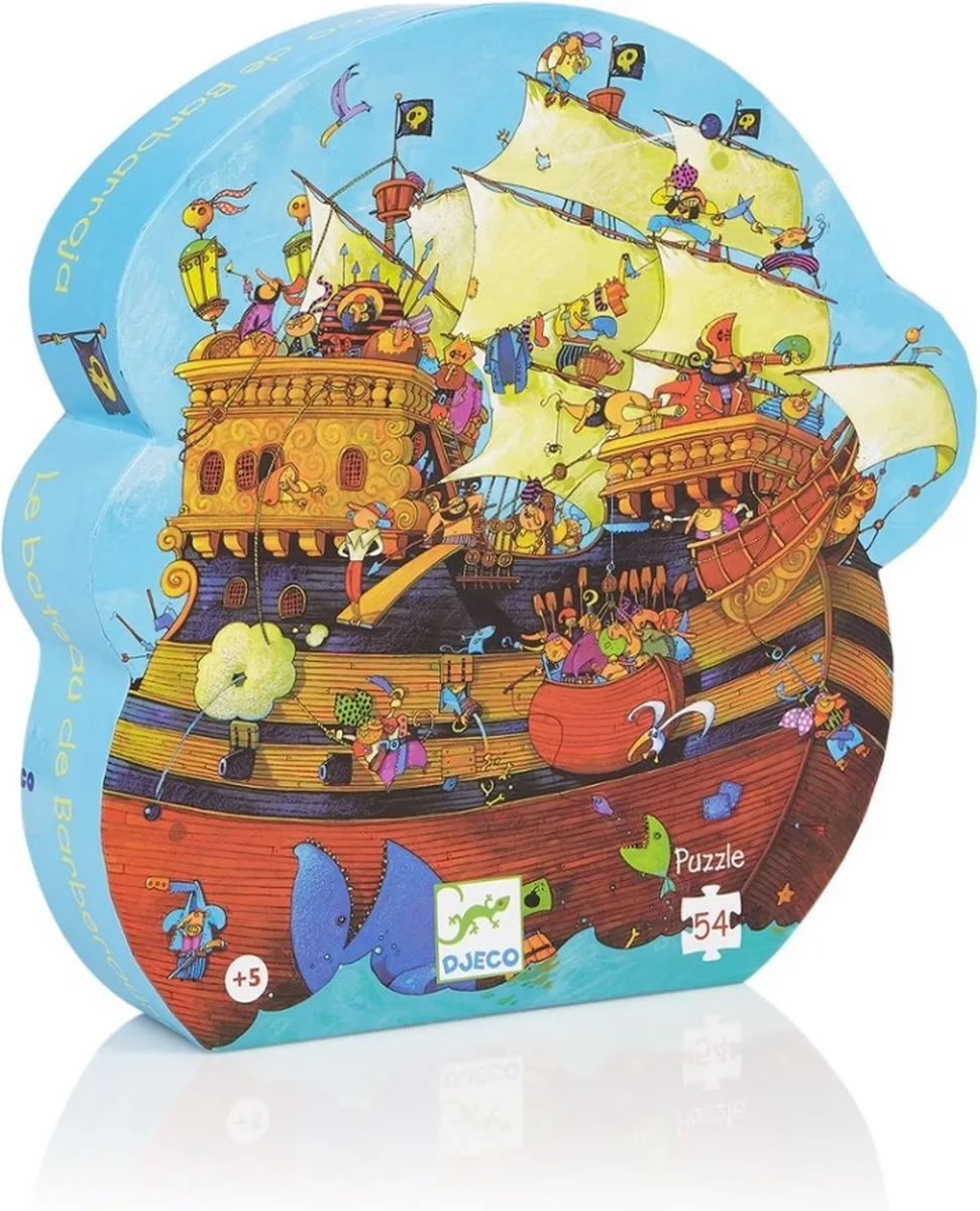 Djeco Puzzel De Boot van Barbarossa 54 Stuks - Multicolor - afbeelding 6 van 6