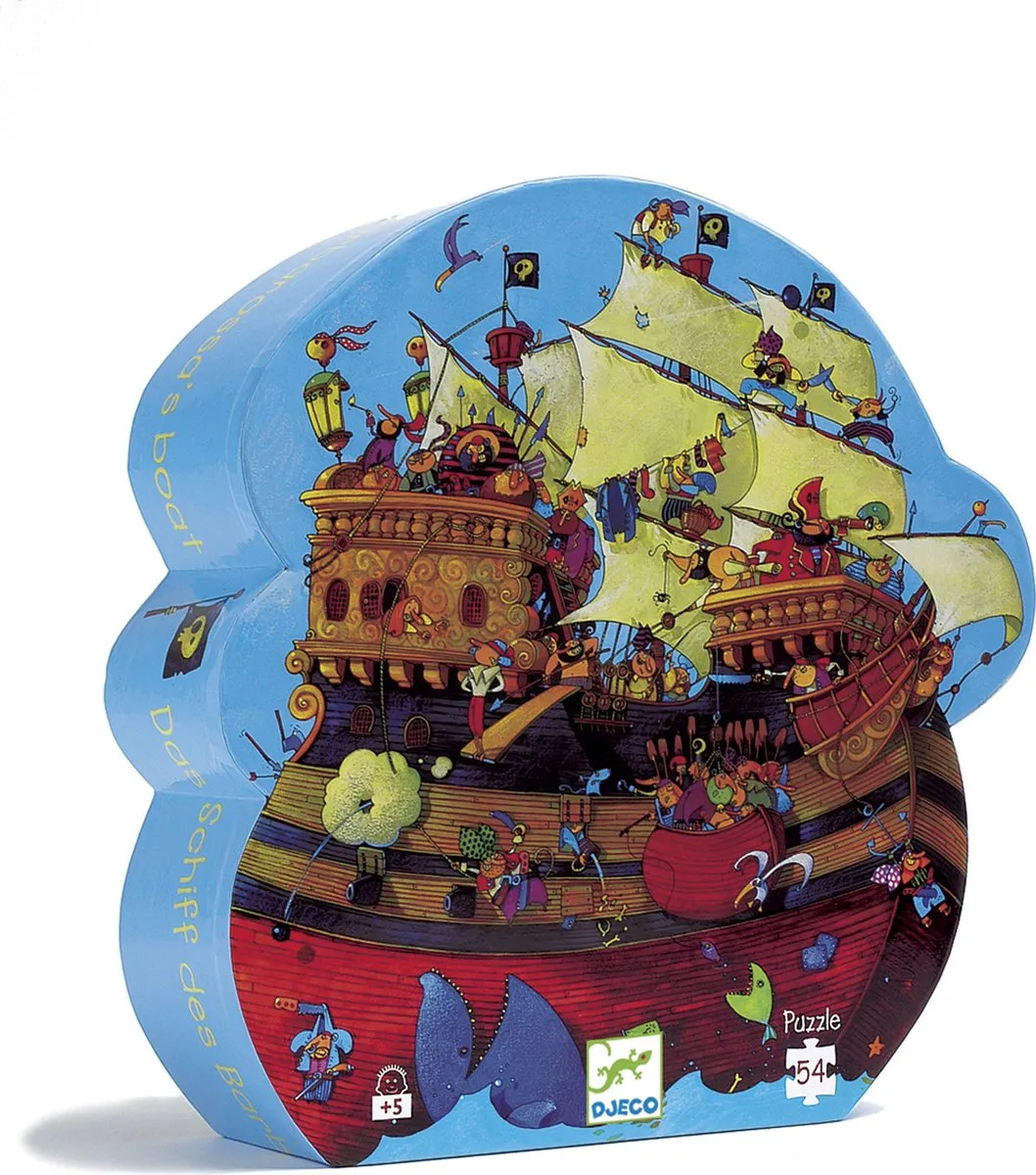 Djeco Puzzel De Boot van Barbarossa 54 Stuks - Multicolor