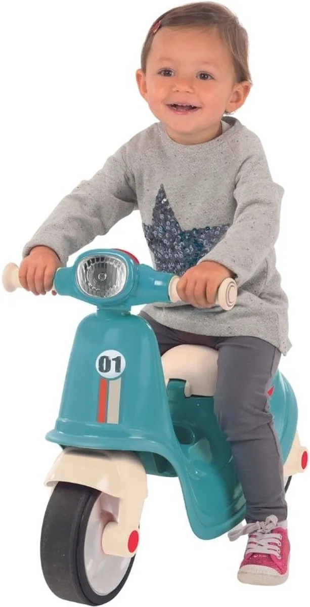 Smoby Scooter Ride On Loopfiets - Blauw