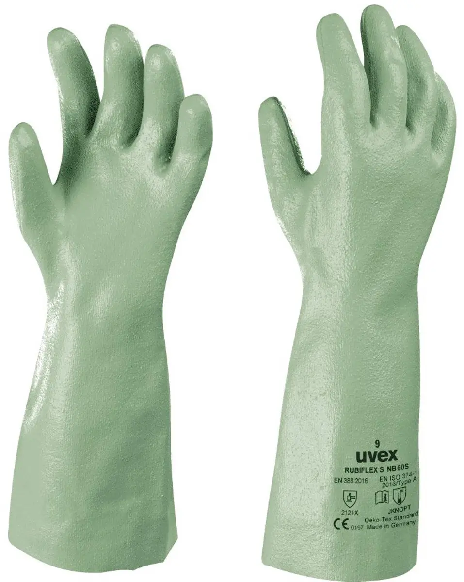 Uvex Rubiflex NB S Chemisch bestendige handschoenen - XL