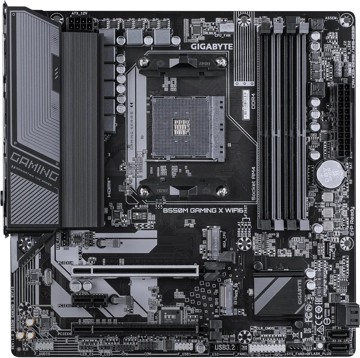 Gigabyte B550M GAMING X WIFI6 Moederbord - AM4