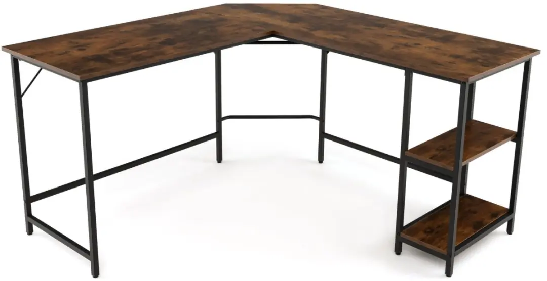 Songmics Commode 7 Lades - MDF & Staal - Bruin