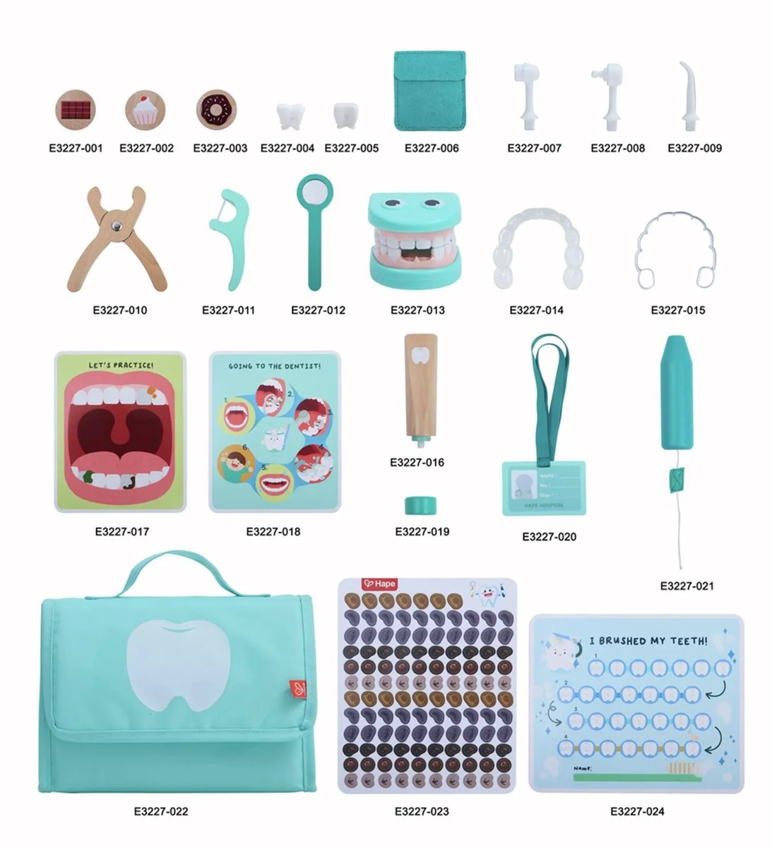 Hape Super Smile Tandheelkundige Kliniek Set - Multicolor