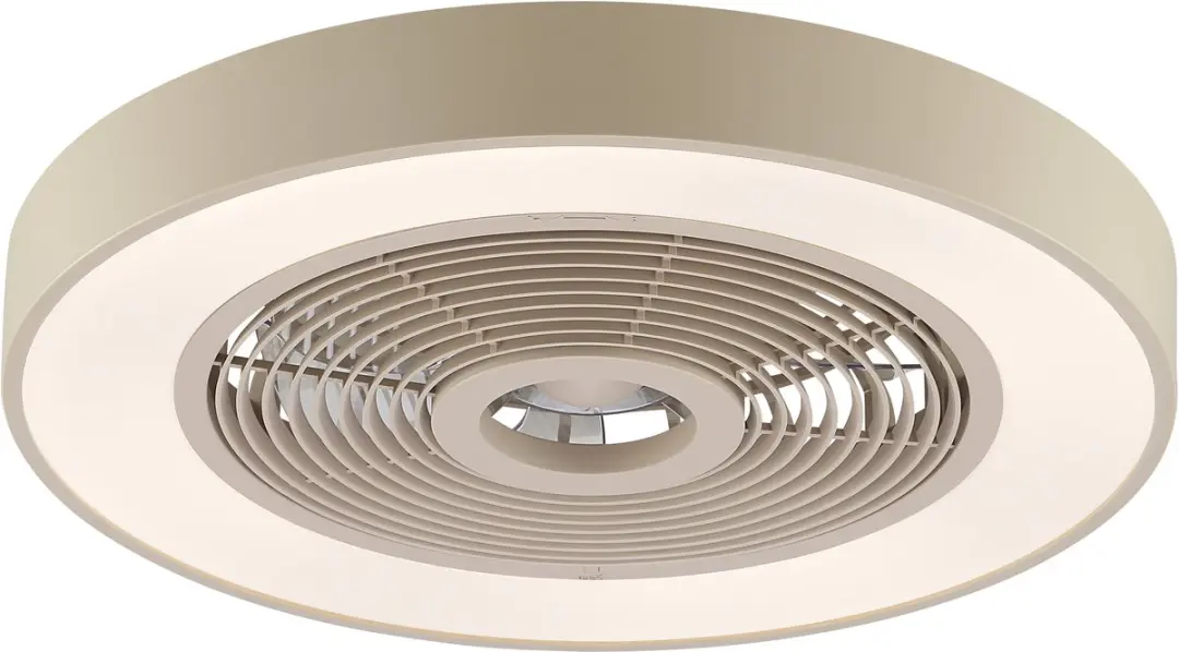 Brilliant Catania Plafondventilator - LED 40W - 7 Bladen - Beige