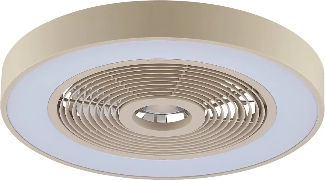 Brilliant Catania Plafondventilator - LED 40W - 7 Bladen - Beige - afbeelding 6 van 6