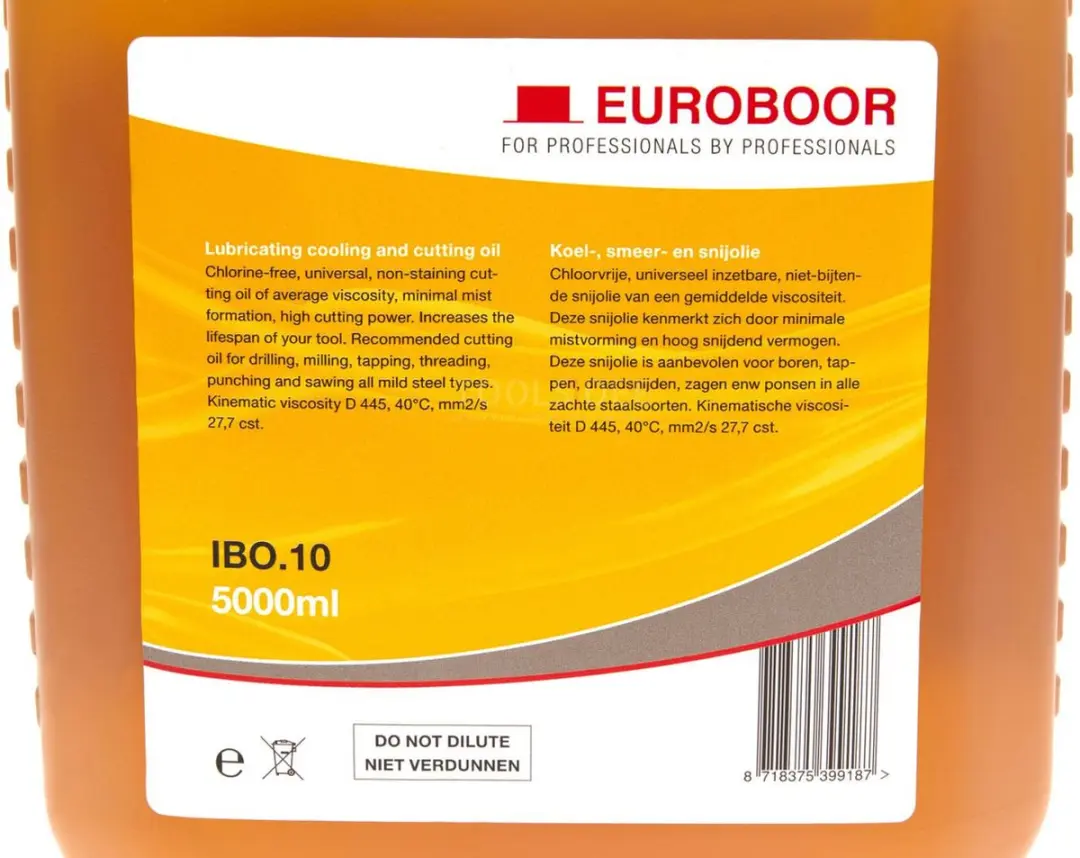 Euroboor IBO 10 Smeer- en koelolie - 1L