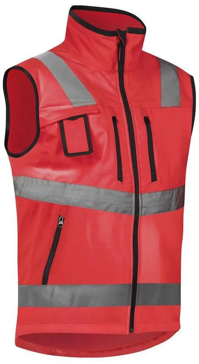 Blåkläder Softshell Vest High Vis 3049-2517 - Rood - S