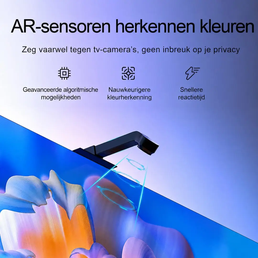 ECTEATOY TV Backlight RGB 5m - 70-85 inch - App & Afstandsbediening - Zwart