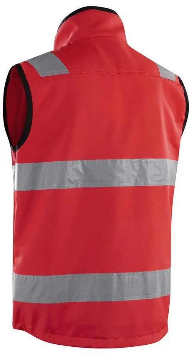 Blåkläder Softshell Vest High Vis Rood - L