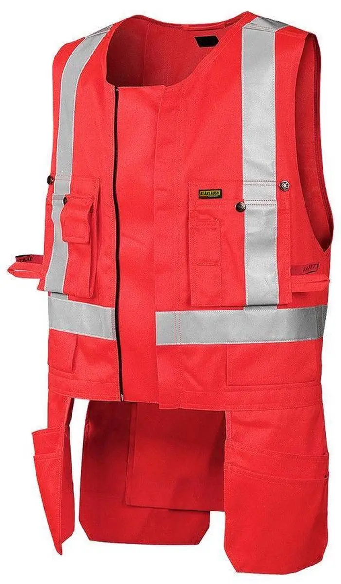 Blåkläder Werkvest High Vis 3027-1804 - XL - High Vis Rood