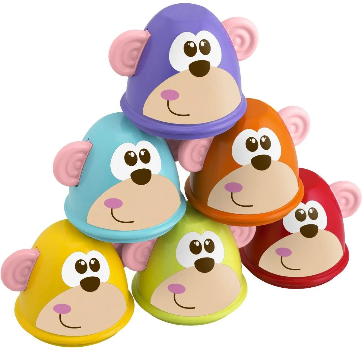 Chicco Monkey Strike - Blauw/Geel/ Groen/ Oranje/ Paars/ Rood