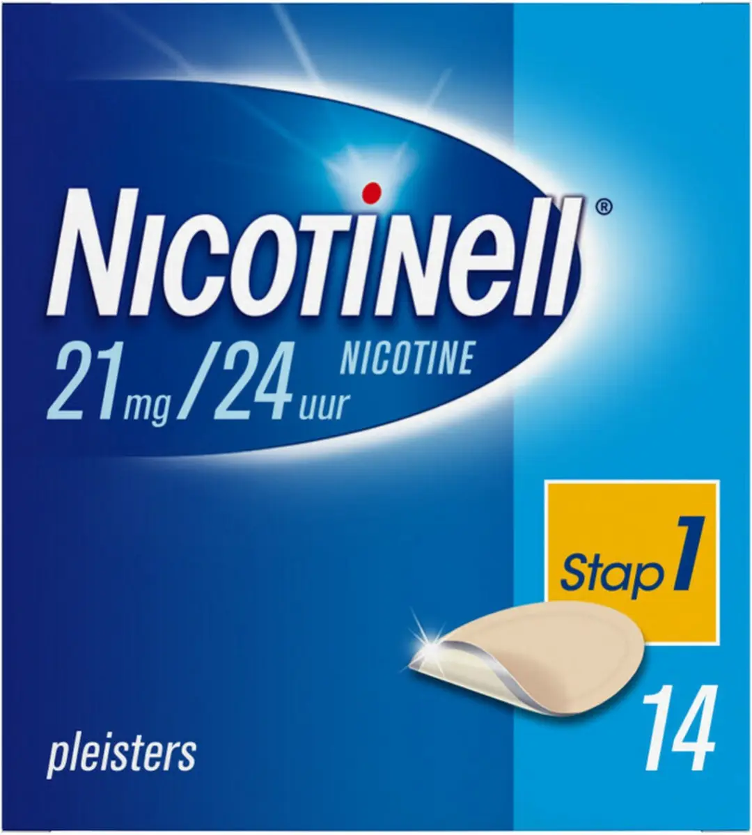 Nicotinell Nicotinepleisters 21mg - 42 Stuks