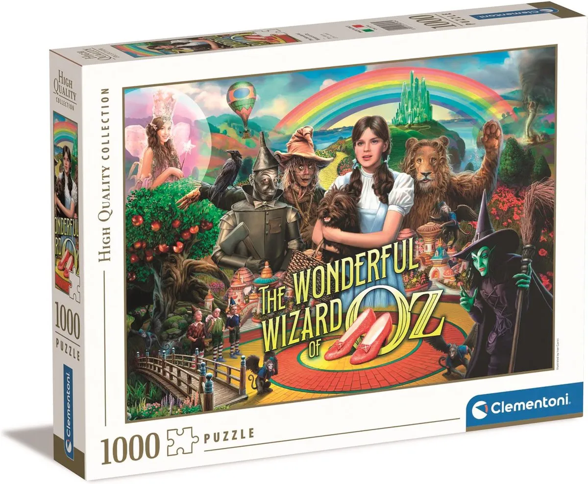 Clementoni Puzzel De Tovenaar van Oz 1000 Stukjes