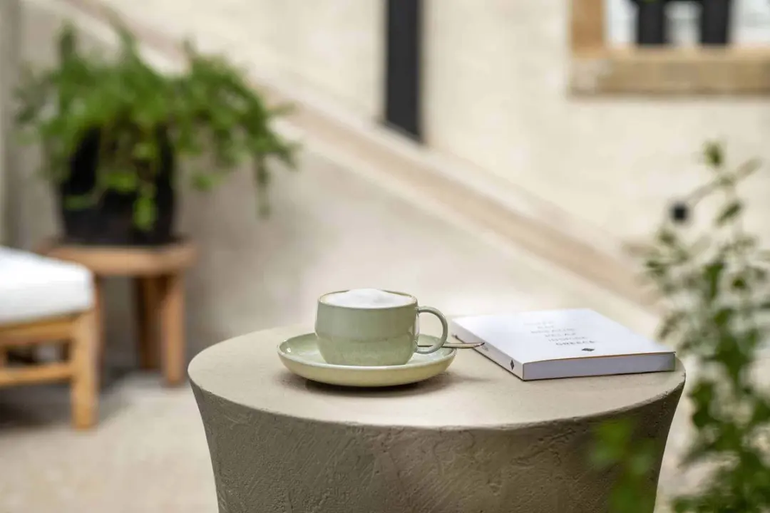 Villeroy & Boch Perlemor Alga Koffieschoteltjes - 6 Stuks Ø16cm Groen