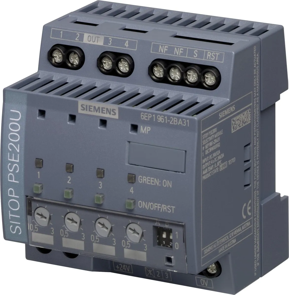 Siemens SITOP PSE200U Selectiviteitsmodule