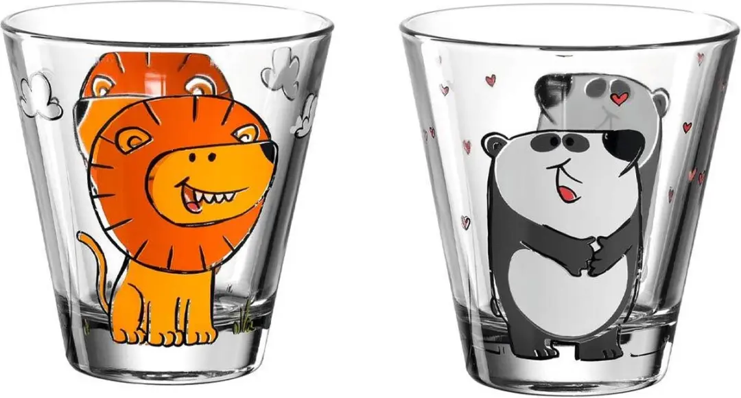 Leonardo Kinderbecher Bambini 215ml Set - 2 Stuks - Einhorn & Flamingo