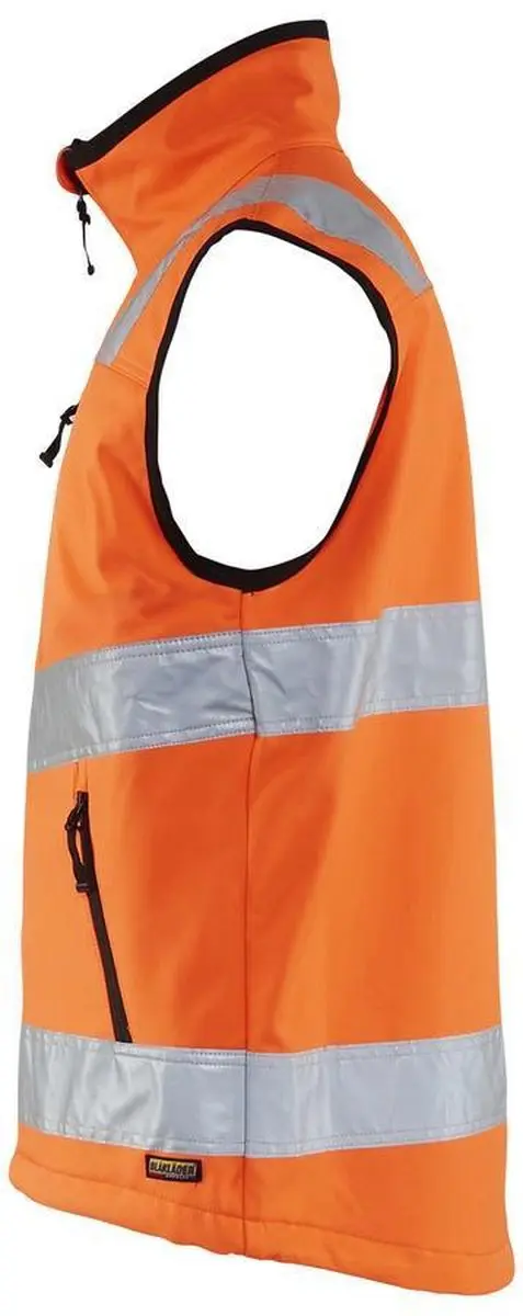 Blåkläder Softshell Vest High Vis 3049-2517 - 4XL - High Vis Oranje - afbeelding 6 van 6