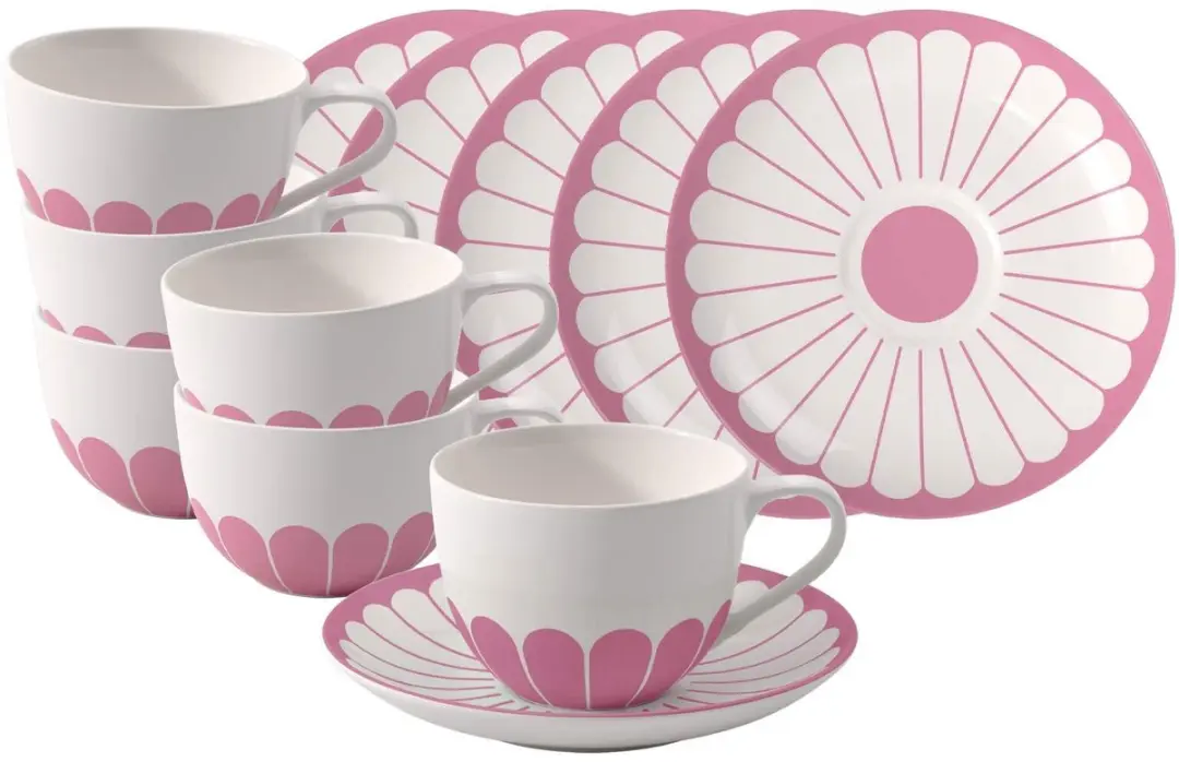 Villeroy & Boch Cappuccinotassen Fleur Couleur