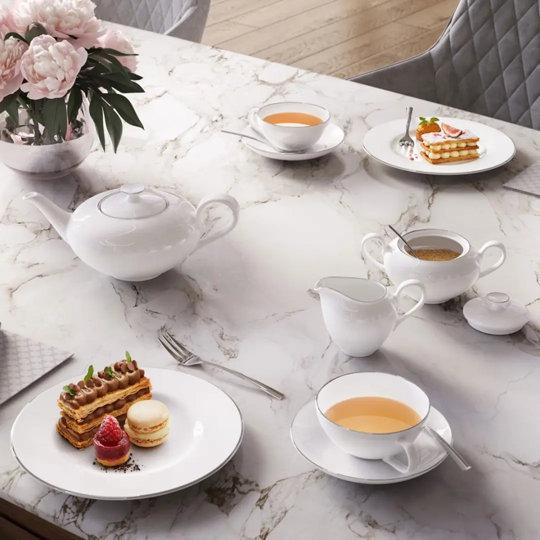 Villeroy & Boch Anmut Platinum Teeset - 3-delig