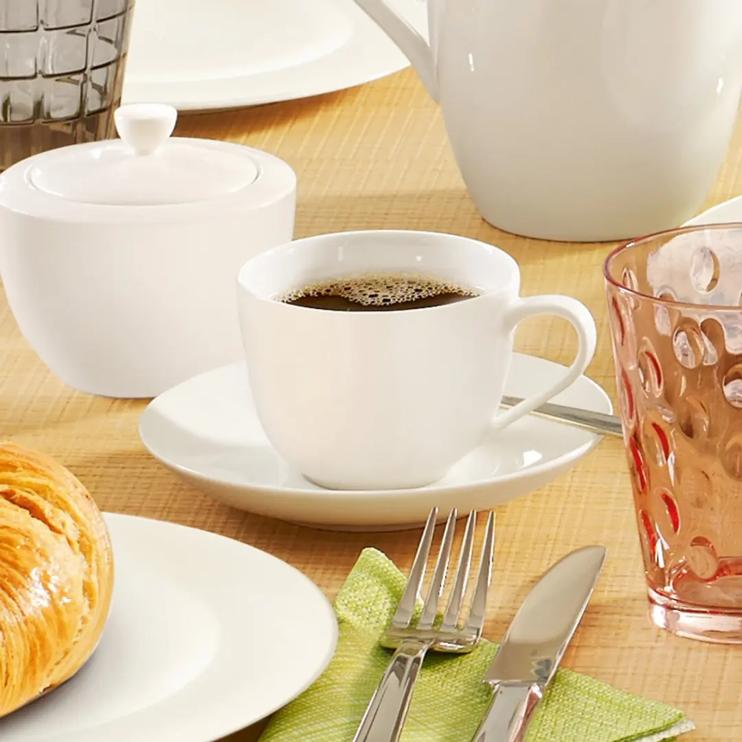 Villeroy & Boch For Me Koffietassen Set 6 - 160ml - Wit/Gekleurd