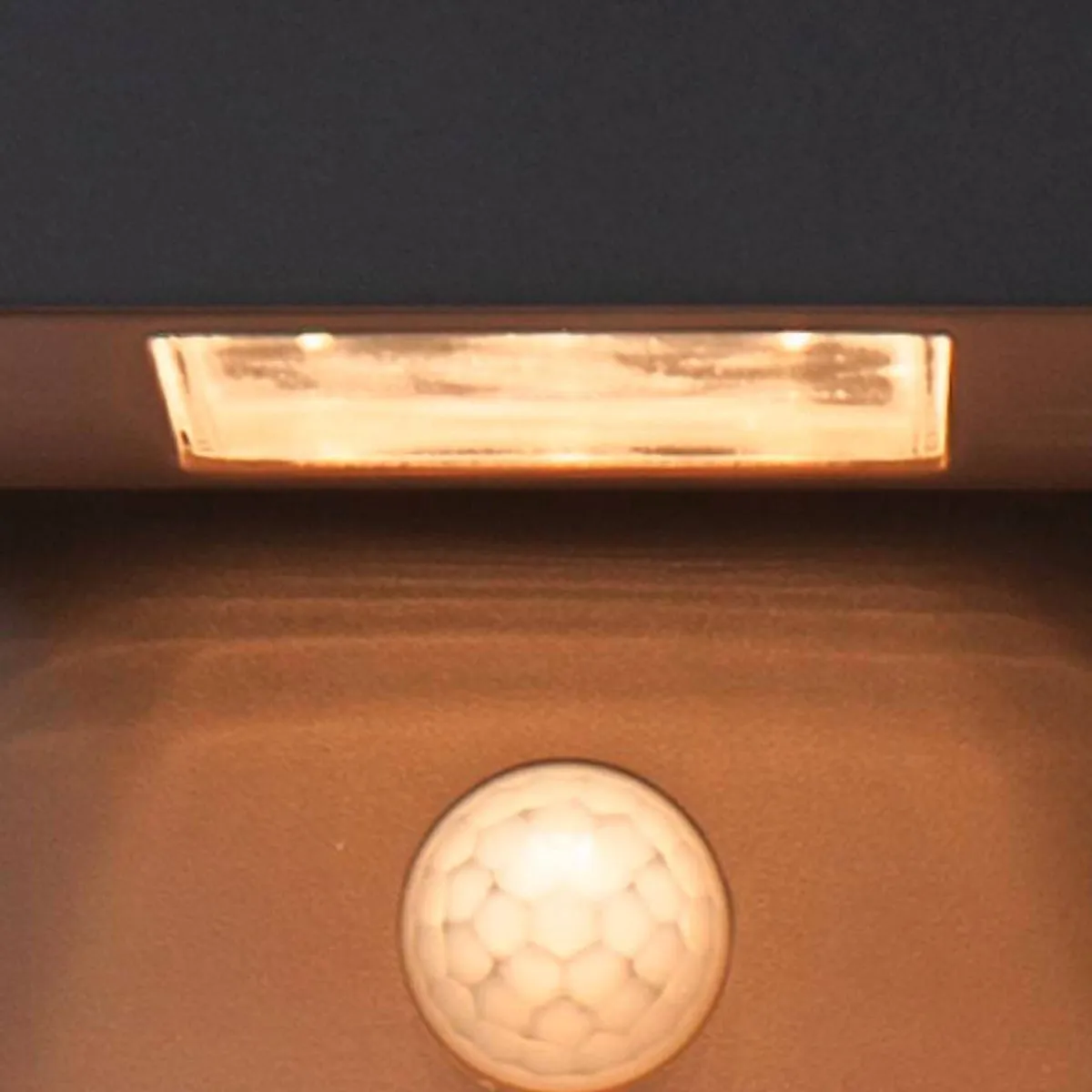 Eglo Baracconi Wandlamp Buiten LED 18 Lichtpunten - Sensor - Zwart