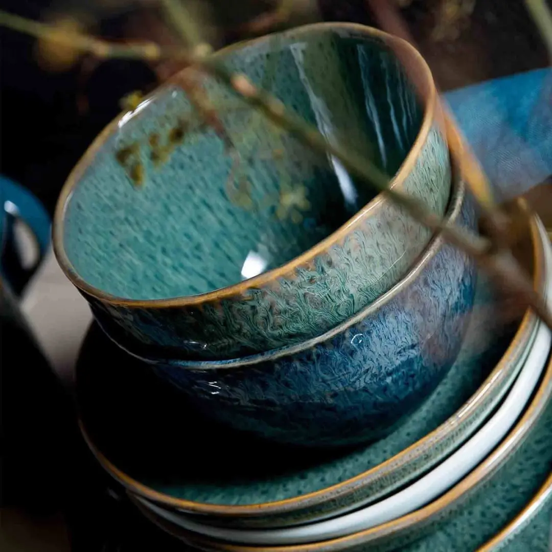 Leonardo Matera Tellerset - 12-delig - Blauw