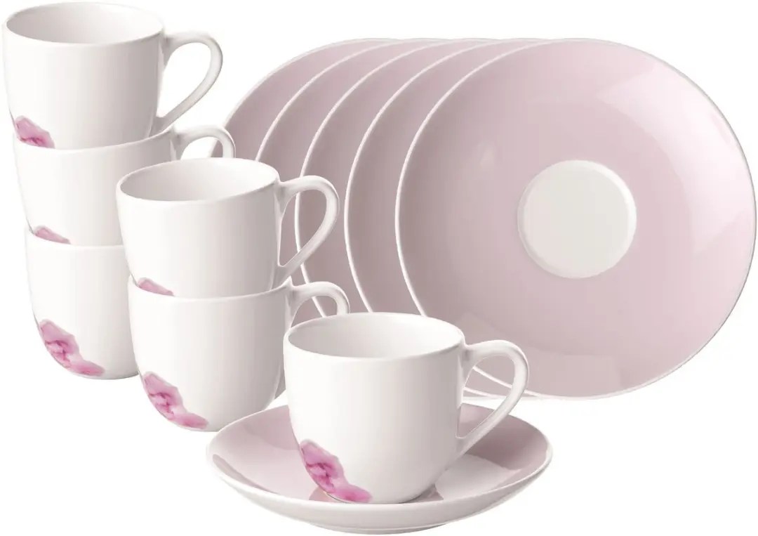 Villeroy & Boch Rose Garden Espressotassen Set 6
