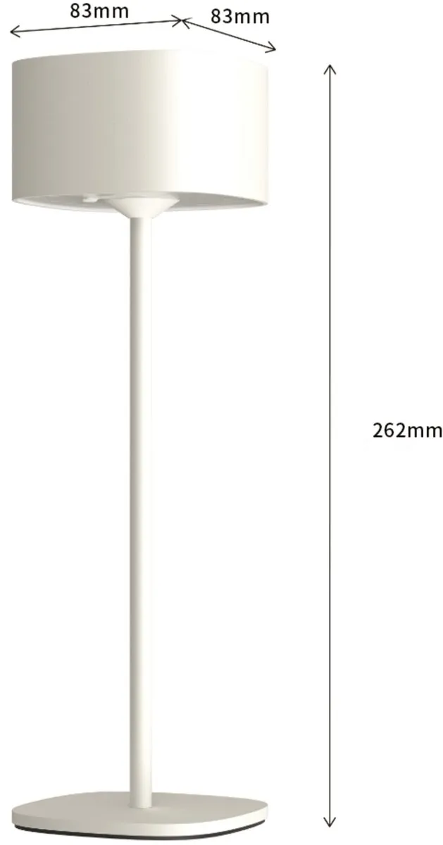 Calex Serino Oplaadbare Tafellamp - Zand