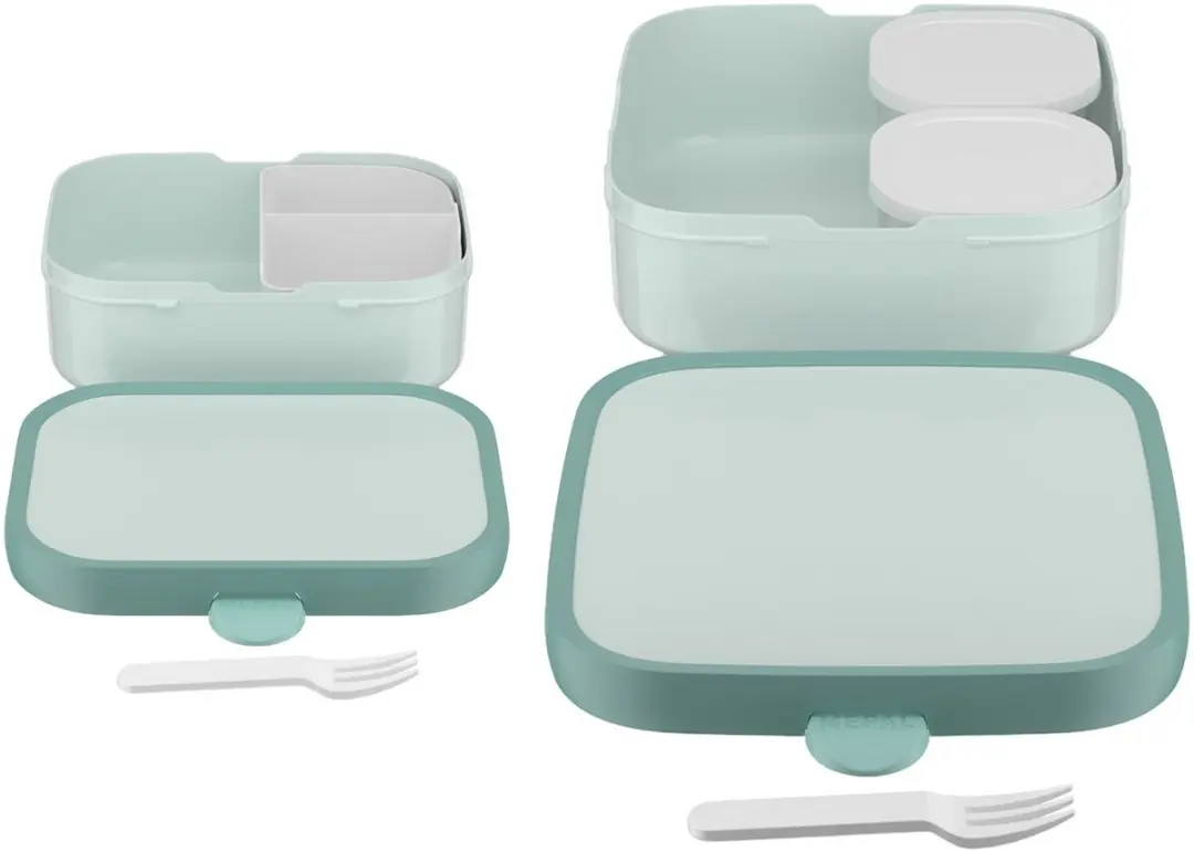 Mepal Campus Brotdosenset 2x 0,75L - Cool Mint