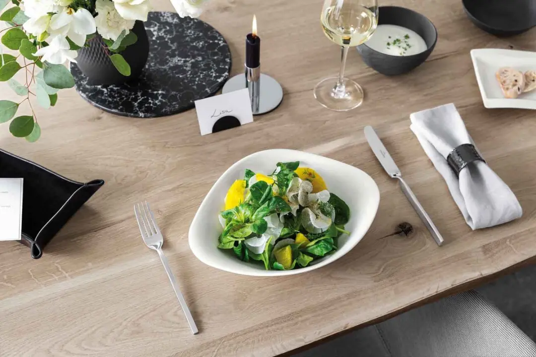 Villeroy & Boch Vapiano Salatschalen Set - 4x 780ml - Wit/Gekleurd