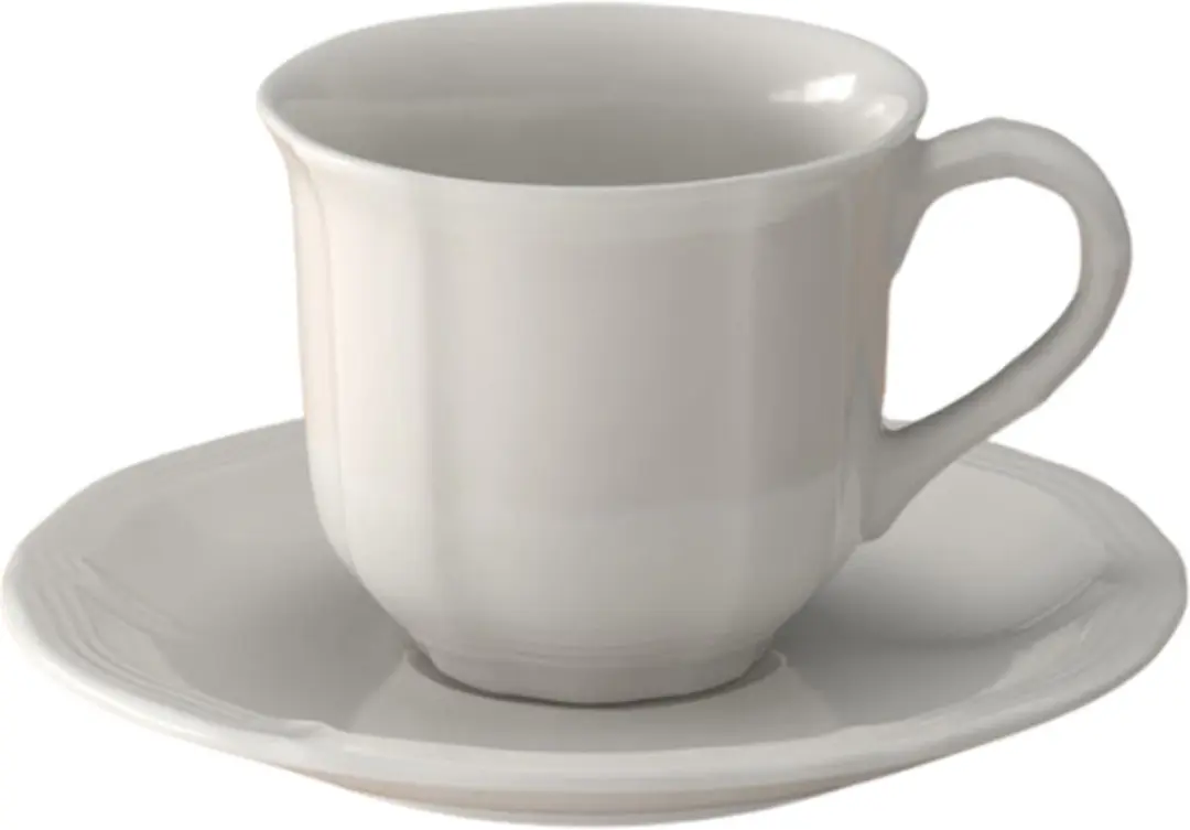 Villeroy & Boch Manoir Espressokop & Schotel 80ml - Wit