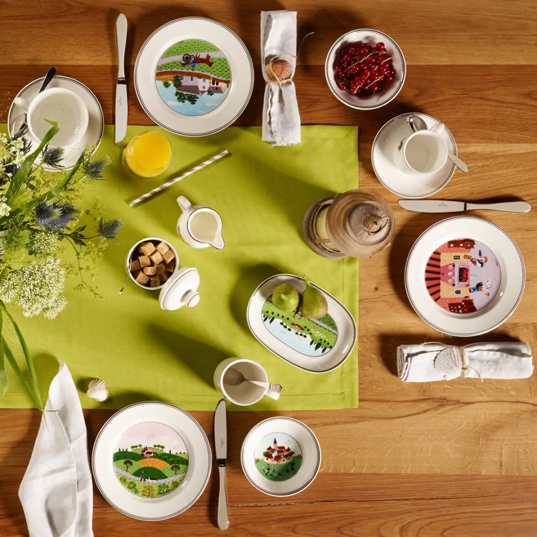 Villeroy & Boch Suppenteller Jäger Design Naif Ø21cm - Gekleurd