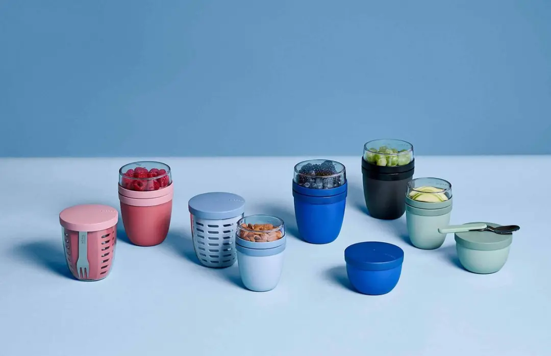 Mepal Ellipse Lunchset 3-delig - 1.65L - Nordic Black