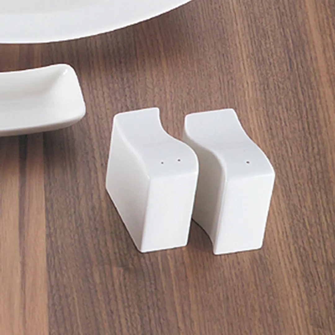 Villeroy & Boch NewWave Zout- en Peperstrooier Set - 2x 120ml - Wit